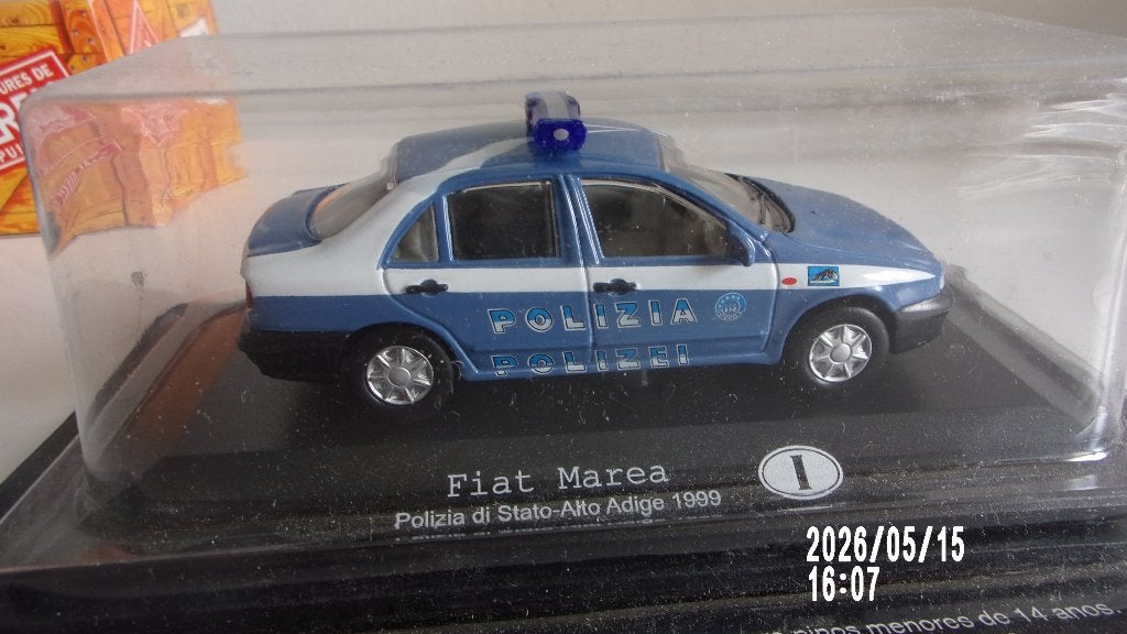 FIAT MAREA 99 POLIZIA di STATO.1/43 NEUVE SCELLEE, Enlèvement ou Envoi, Neuf, Voiture, Autres marques