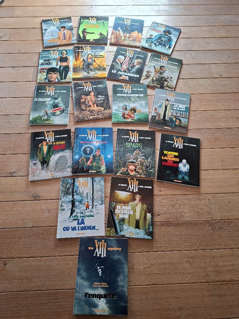 17 Stripboeken serie XIII, Ophalen, Zo goed als nieuw