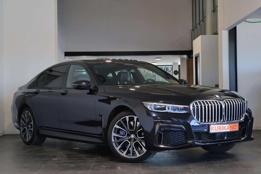 BMW 7 Serie 745 745eAS PHEV M-Pack ACC Pano Memory Garantie*, 4 deurs, Gebruikt, Blauw, 7 Reeks
