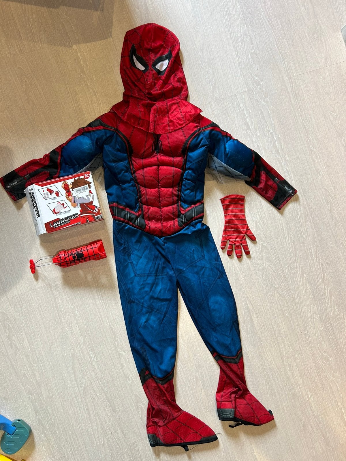 Costume spiderman 12-14ans, Kinderen en Baby's, Carnavalskleding en Verkleedspullen, Ophalen of Verzenden, Zo goed als nieuw, 146 t/m 152
