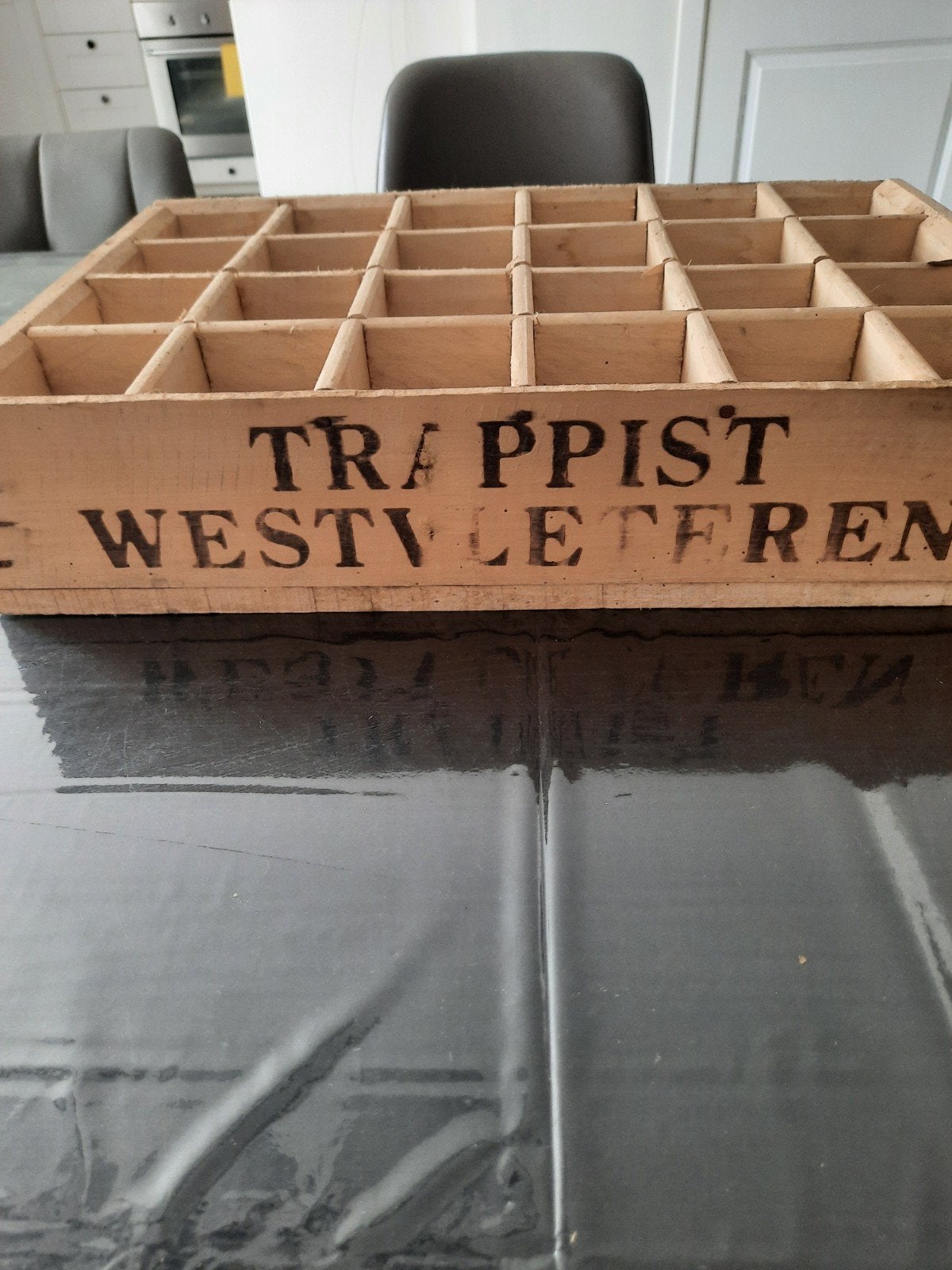 caisse vide de Trappist West Vleteren, Enlèvement, Utilisé, Autres types, Autres marques