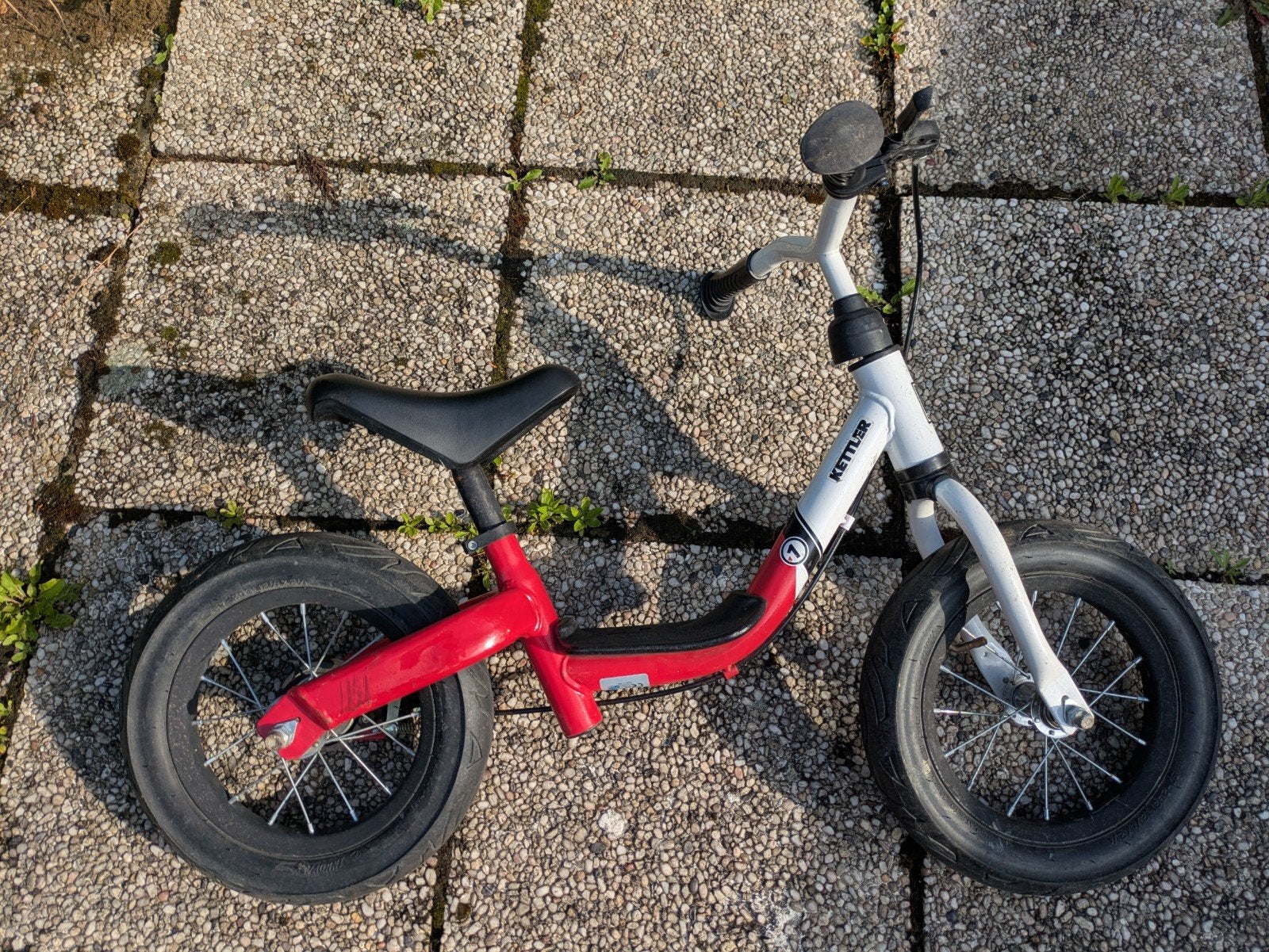 Ketler loopfiets, Ophalen