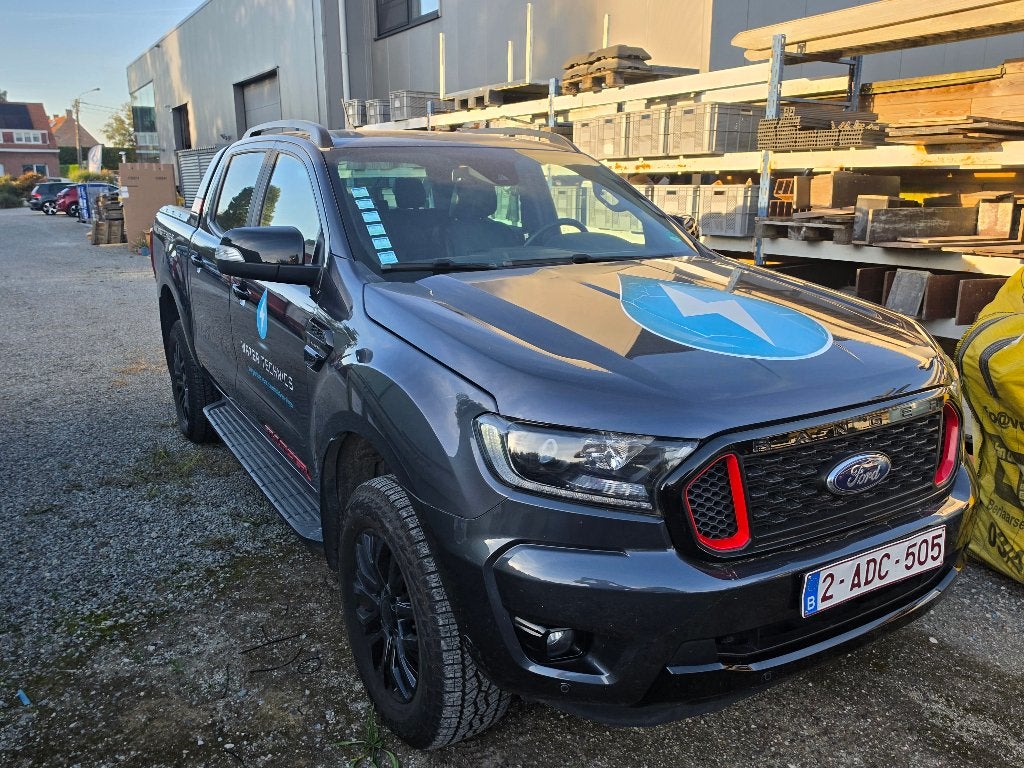 Ford Ranger Thunder 2 l lichte vracht BTW wagen, Autos, Cuir, Entreprise, Carnet d'entretien, Noir