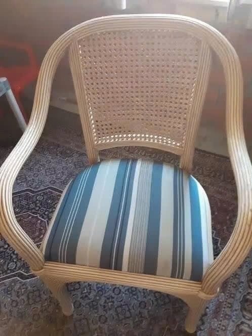 4 rotan zeteltjes, Ophalen, Gebruikt, Overige kleuren, Riet of Rotan