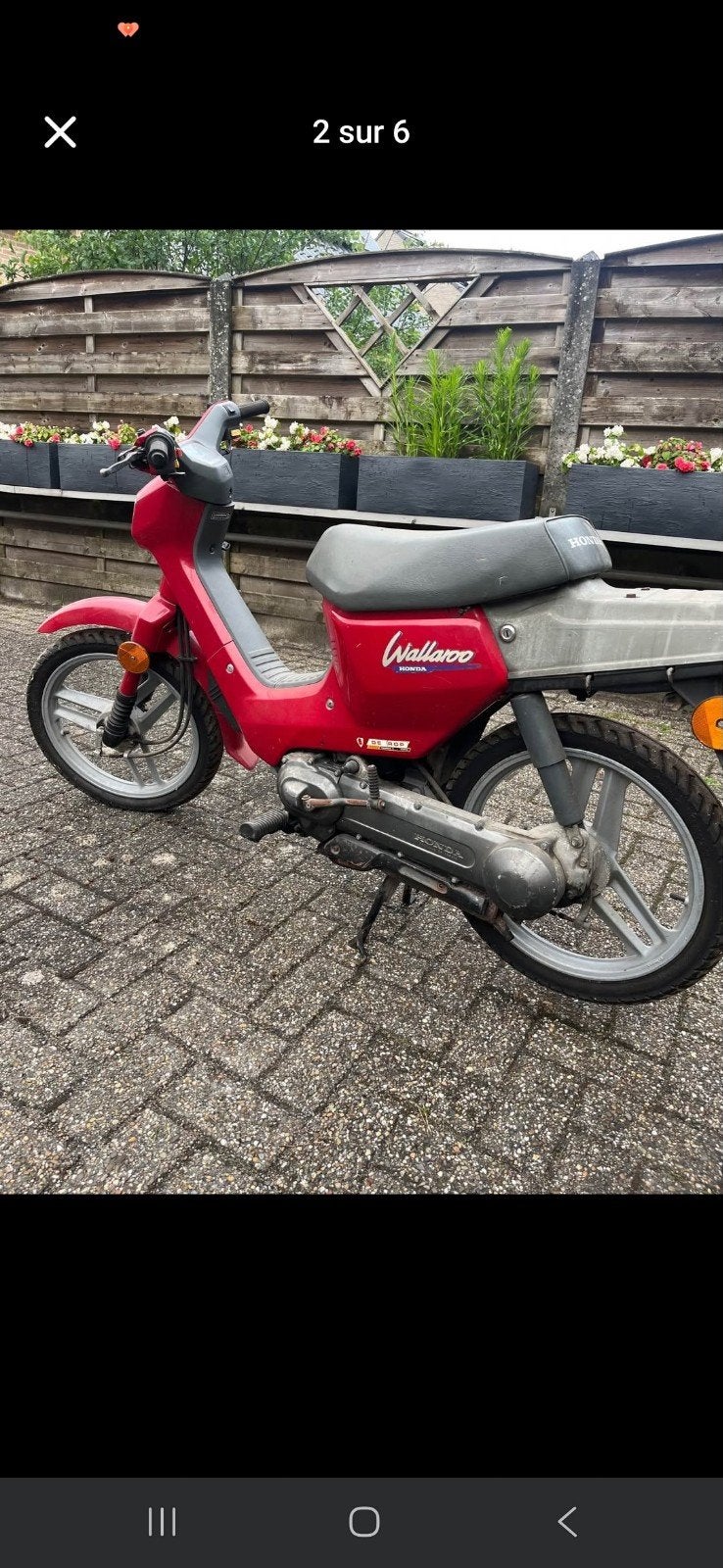 A vendre honda wallaroo d origine papier clef ok 50cc, Ophalen of Verzenden