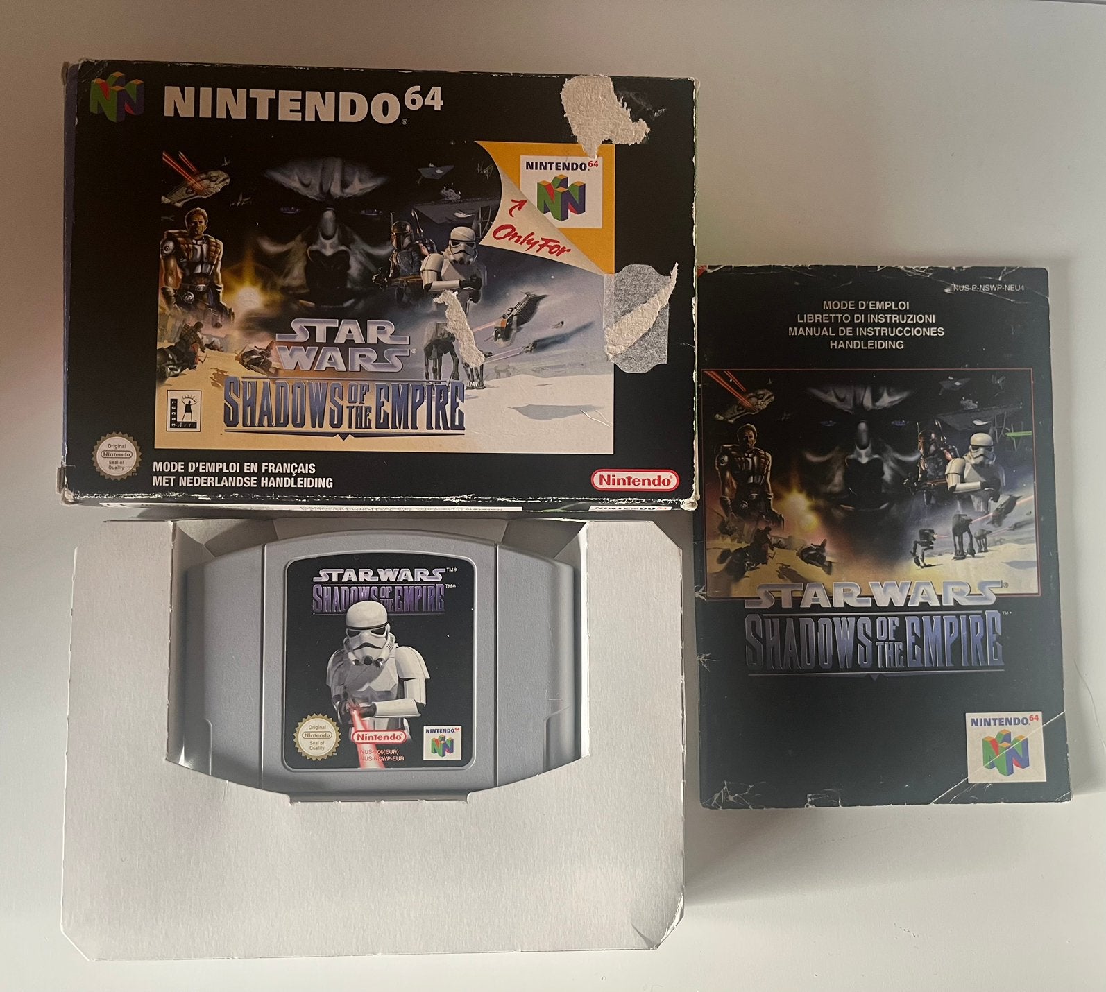 Star wars shadow of the empire Nintendo 64, Games en Spelcomputers, Games | Nintendo 64, Ophalen, Zo goed als nieuw
