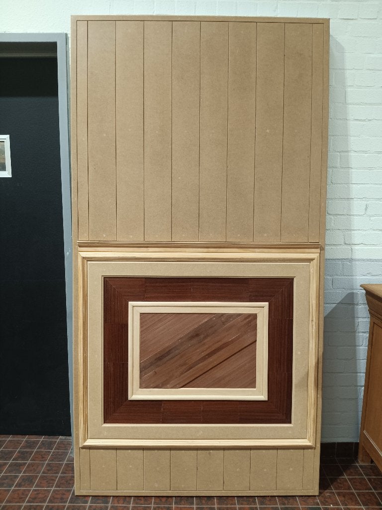 2 wandpanelen in hout, Doe-het-zelf en Bouw, Ophalen, Zo goed als nieuw, Hout, 50 tot 100 mm