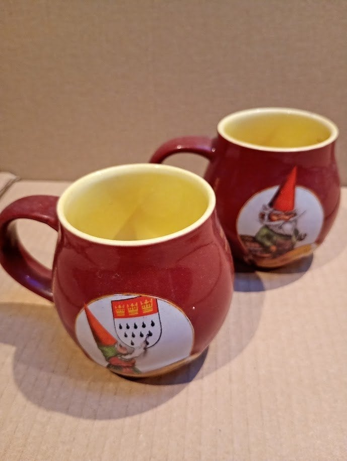 Tasses pour Noël de Cologne — Heinzels Wintermärchen, Enlèvement ou Envoi, Utilisé, Autres matériaux, Tasse et/ou soucoupe