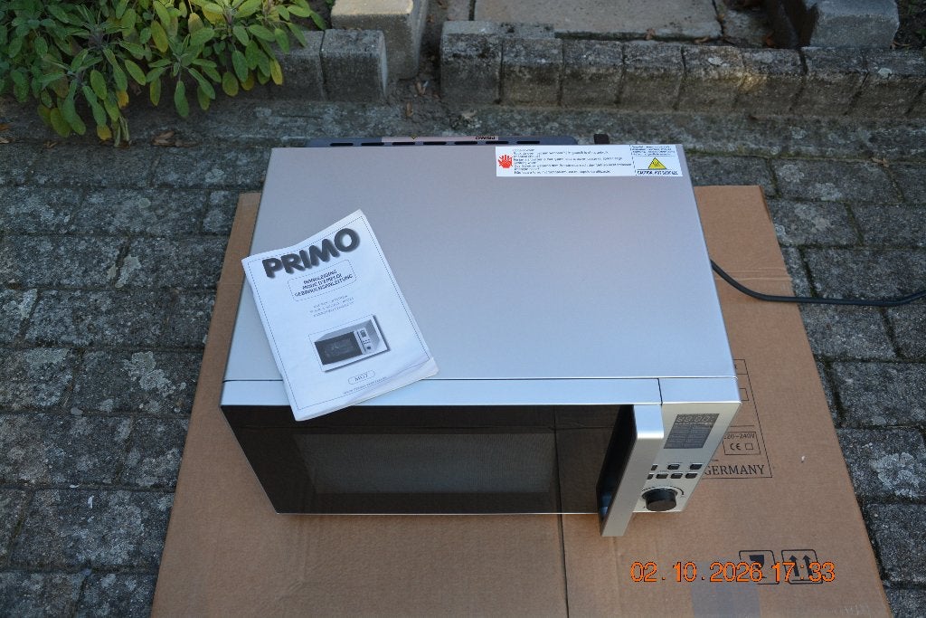 Microgolfoven Primo Model MG7, Elektronische apparatuur, Ophalen, Microgolfoven, Nieuw, Draaiplateau