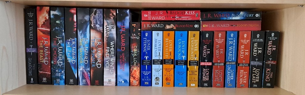 The Black Dagger Brotherhood + spinoff serie - J.R.Ward, Ophalen, Zo goed als nieuw, J.R.Ward