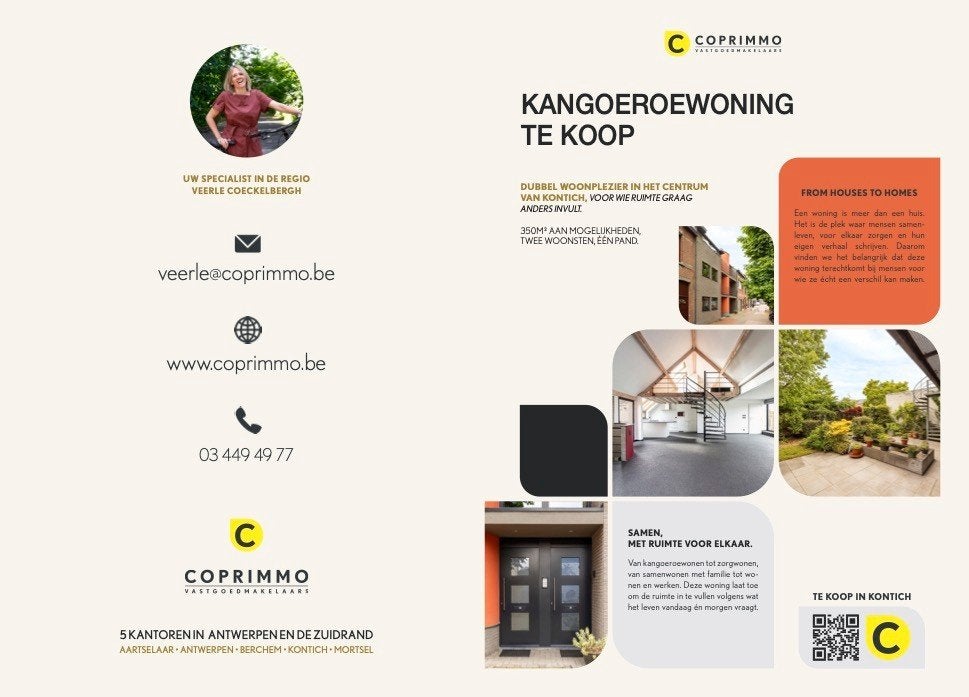 Kangoeroewoning te koop te Kontich, 200 tot 500 m², Kontich, Twee onder één kap, Provincie Antwerpen