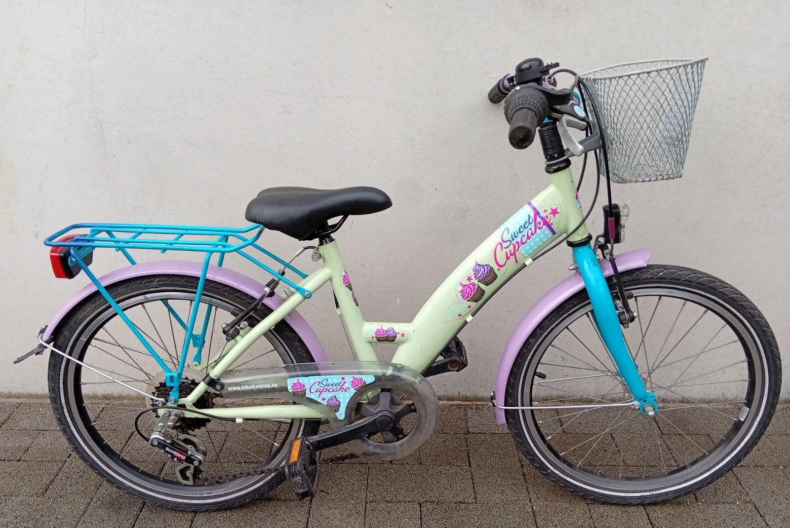 Meisjesfiets BFK Cupcake 20inch 6speed NIEUWPRIJS 329€ 🚴, Ophalen, Gebruikt, Cruiser, Velgrem