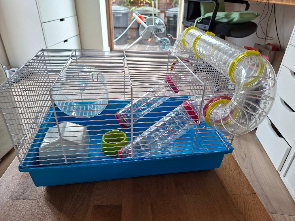 Hamsterkooi, Kooi, Minder dan 75 cm, Zo goed als nieuw, Hamster