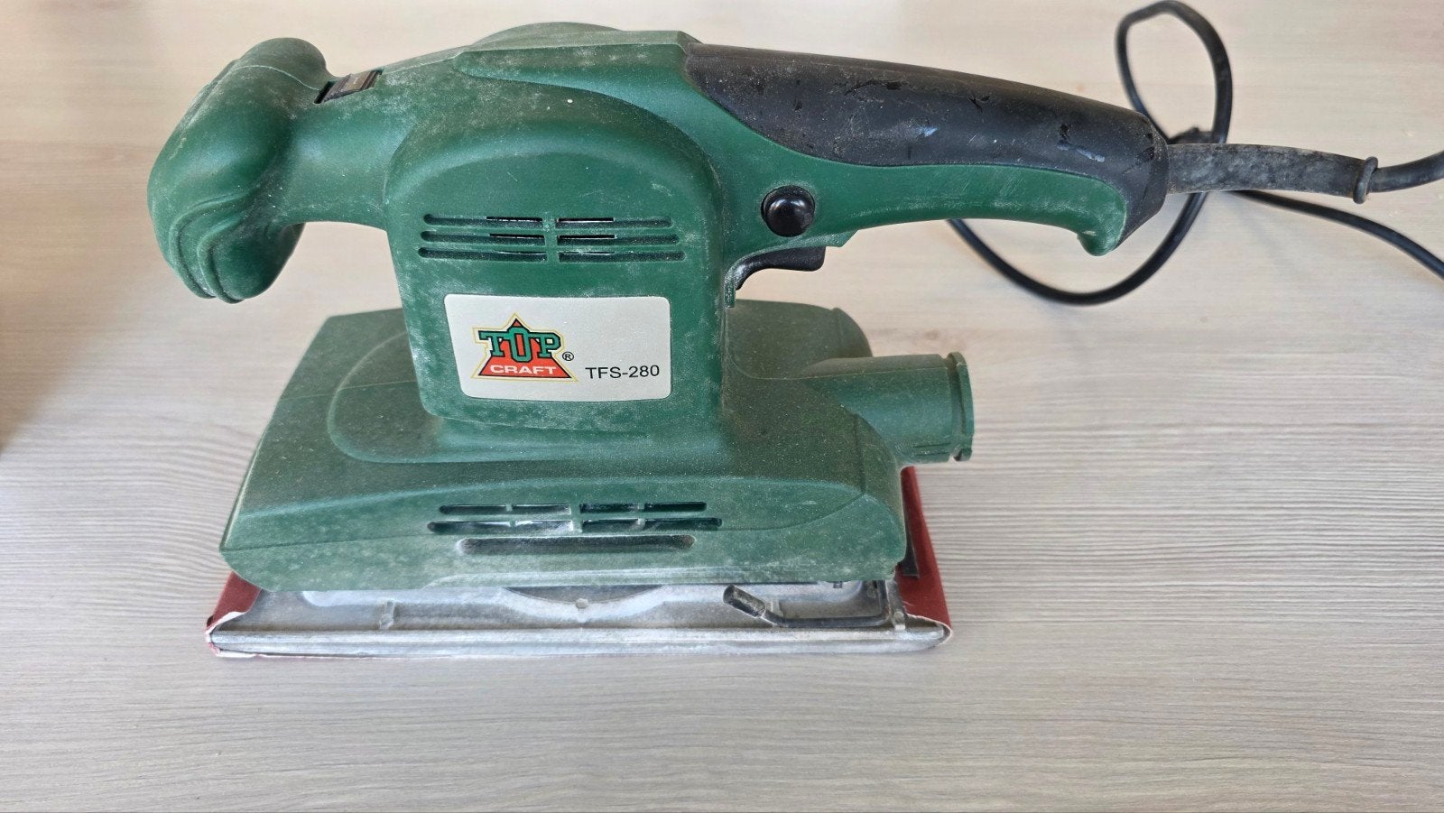 Topcraft Vlakschuurmachine TFS-280, Bricolage & Construction, Enlèvement, Utilisé