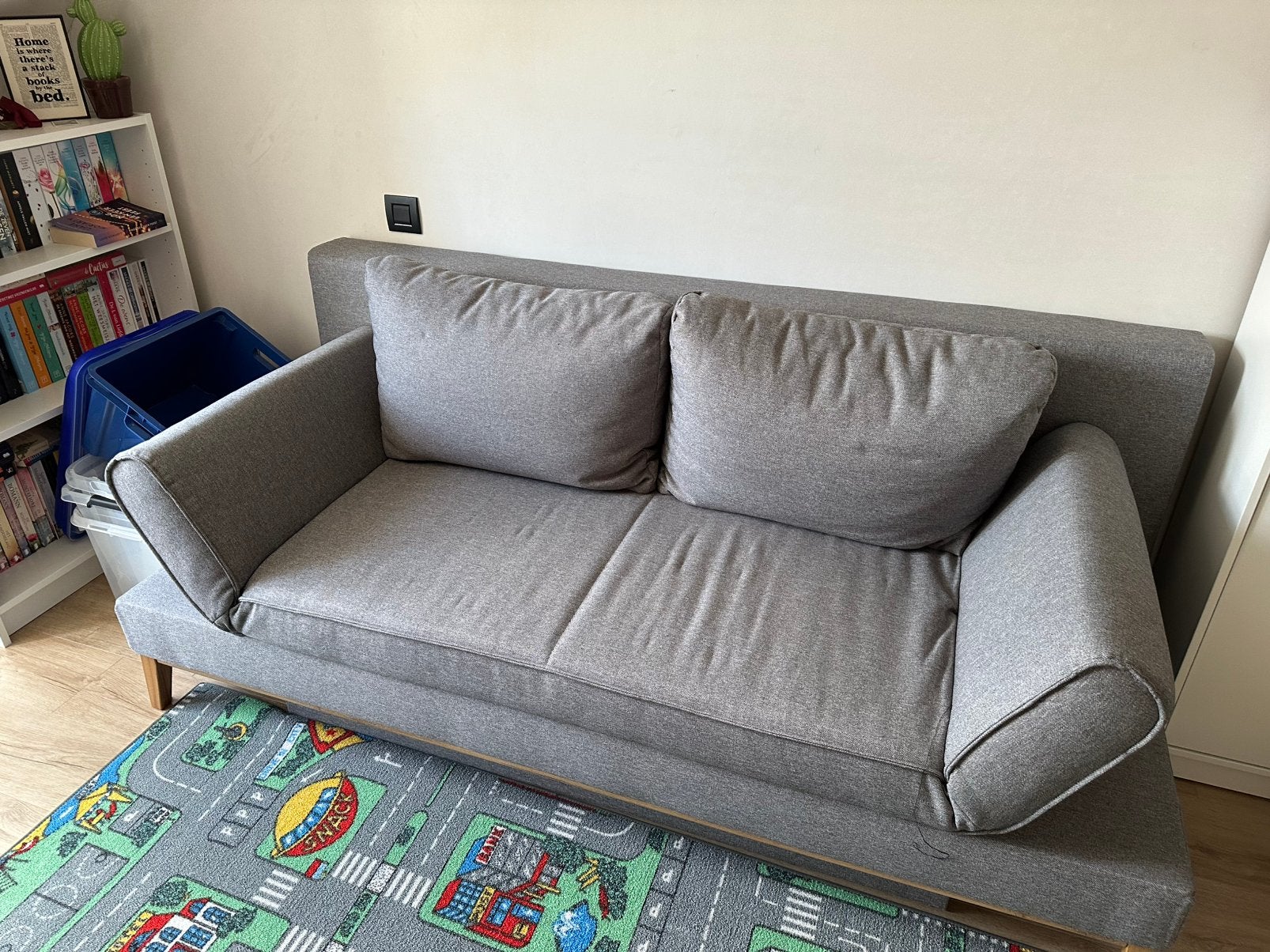 Zetelbed - Scandinavische, moderne stijl - 2 personen, 75 à 100 cm, Scandinavisch, Comme neuf, Enlèvement