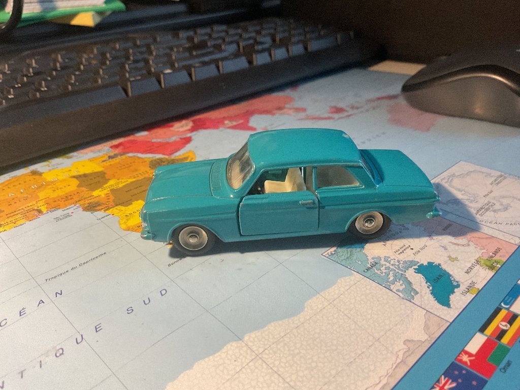 DINKY TOYS 1/63 TAUNUS 12M 538, Ophalen of Verzenden, Gebruikt, Auto, Dinky Toys