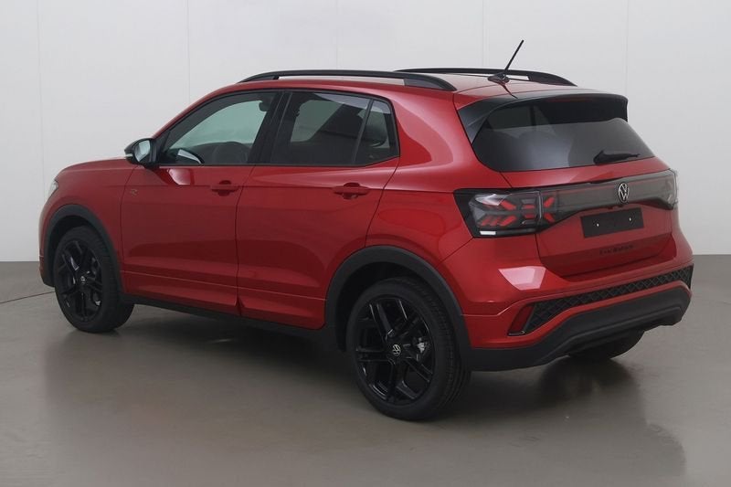 Volkswagen T-Cross 1.0 tsi R-line 115 AT, Autos, Rouge, 1295 kg, Entreprise, Noir