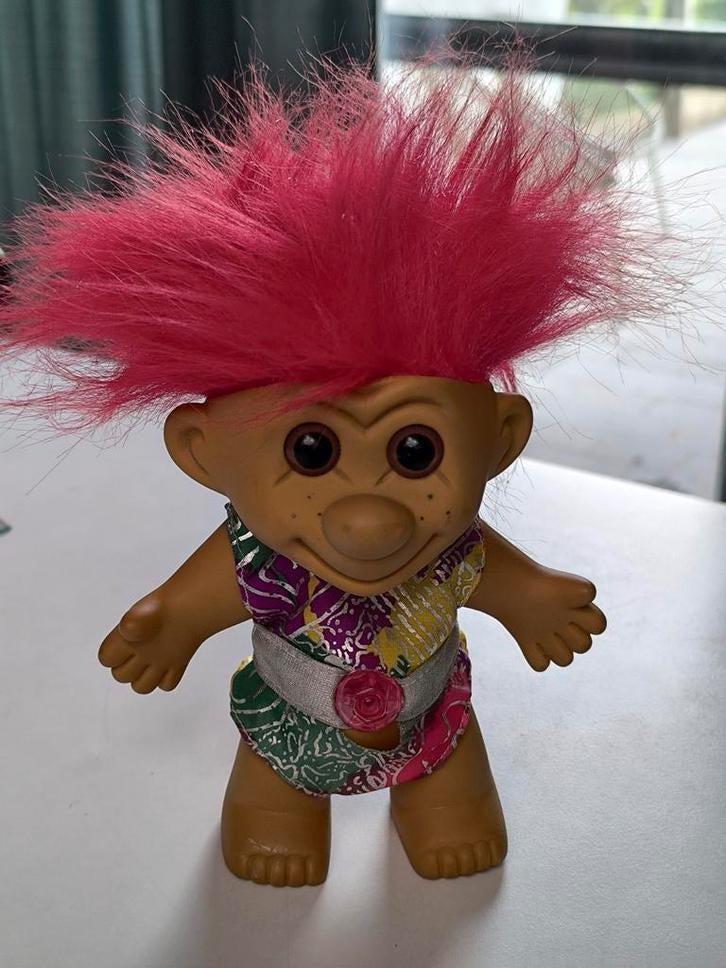 Vintage Russ Troll doll, Verzamelen, Poppetjes en Figuurtjes, Ophalen of Verzenden