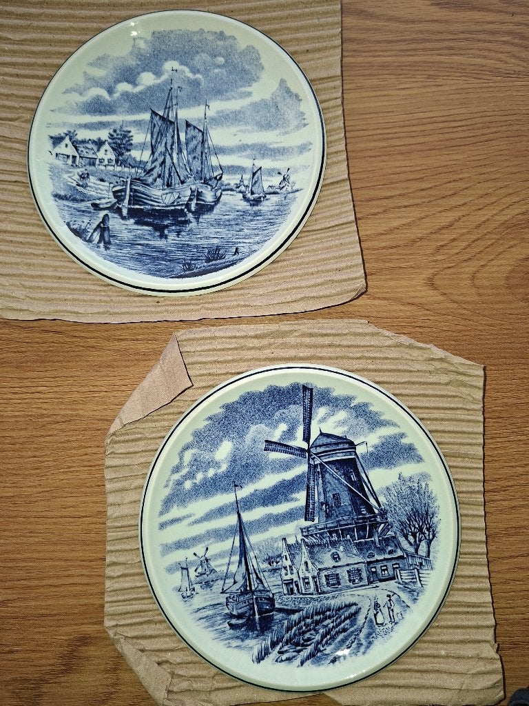 sierbordjes blauw delft, Antiek en Kunst, Ophalen