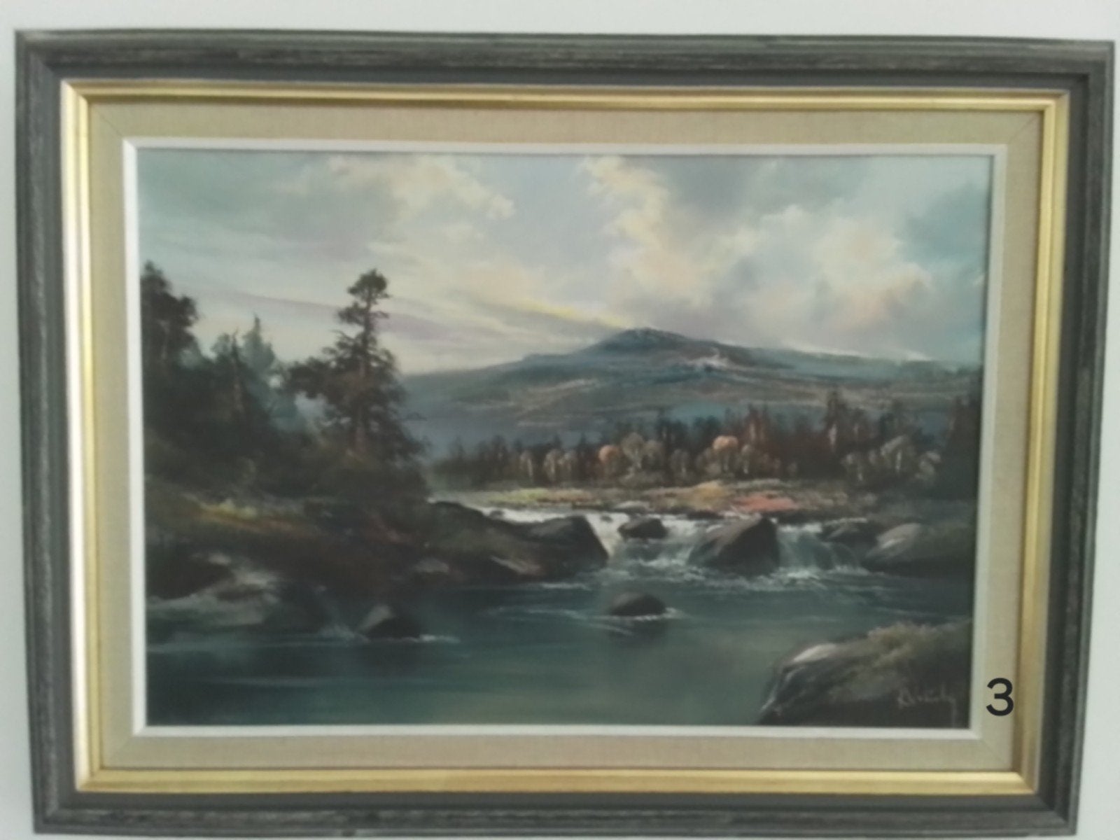 schilderij, Antiek en Kunst, Ophalen, Gesigneerd, Landschap