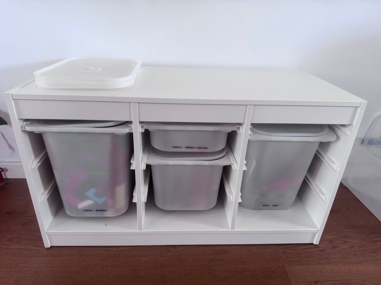 Witte Trofast Ikea Kast met bakken, Huis en Inrichting, Ophalen, Zo goed als nieuw, 25 tot 50 cm, 50 tot 100 cm