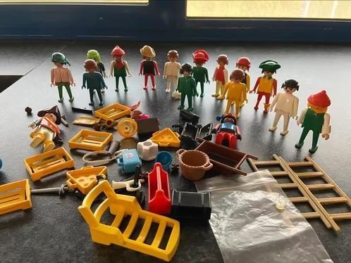 Assortiment vintage Playmobil mannetjes + accessoires, Ophalen of Verzenden, Gebruikt, Los Playmobil