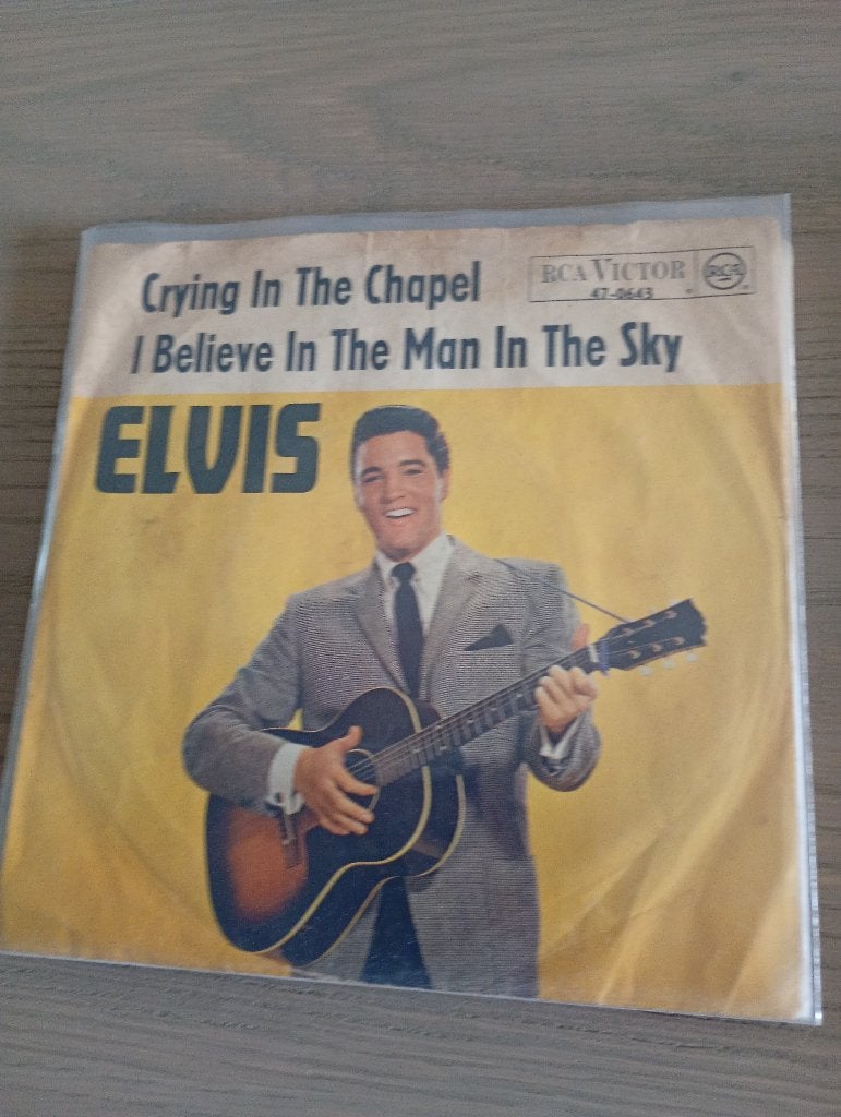 Elvis Presley - Crying in the chapel, Cd's en Dvd's, Vinyl Singles, Gebruikt, Verzenden, 7 inch, Fotohoes
