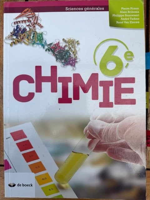 Livre scolaire Chimie 6eme, Livres, Neuf, Enlèvement ou Envoi, Chimie, Secondaire
