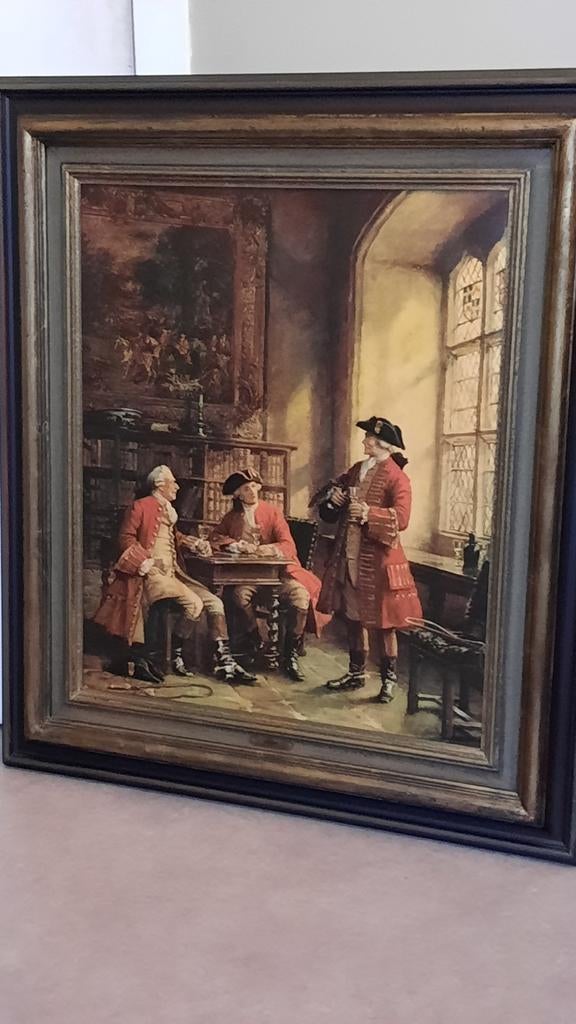 Antiek schilderijen kader Zeer goede staat, Antiek en Kunst, Ophalen of Verzenden