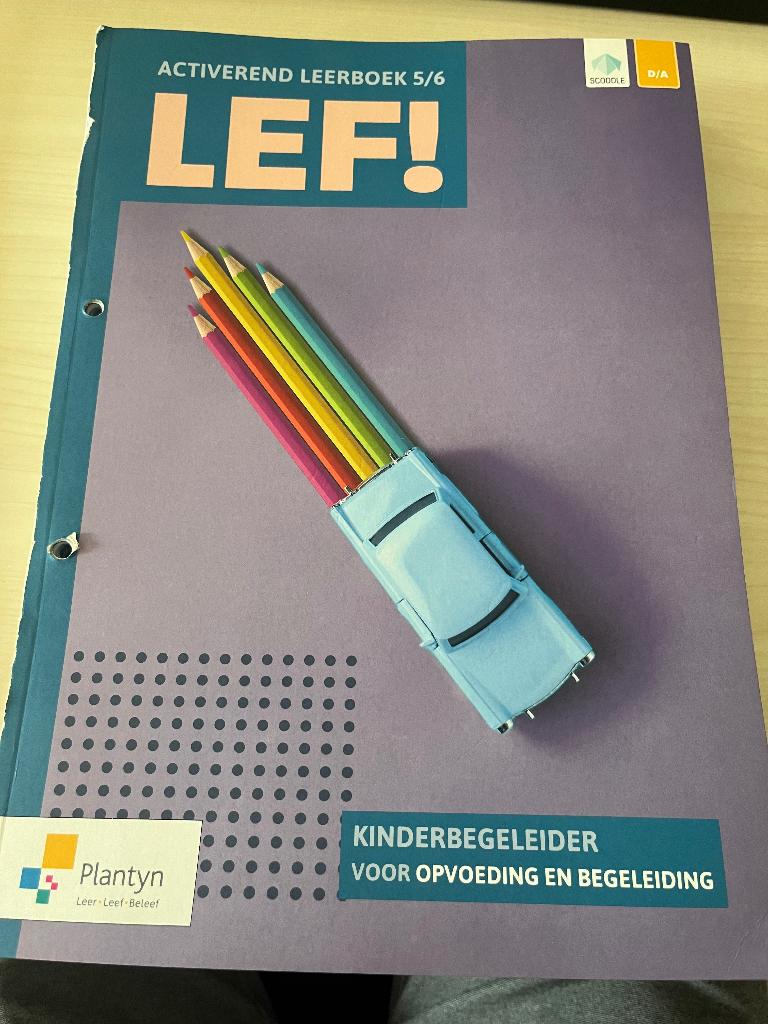 LEF! 5/6 Kinderbegeleider voor opvoeding en begeleiding, Neuf, Enlèvement ou Envoi, Plantyn, Autres niveaux