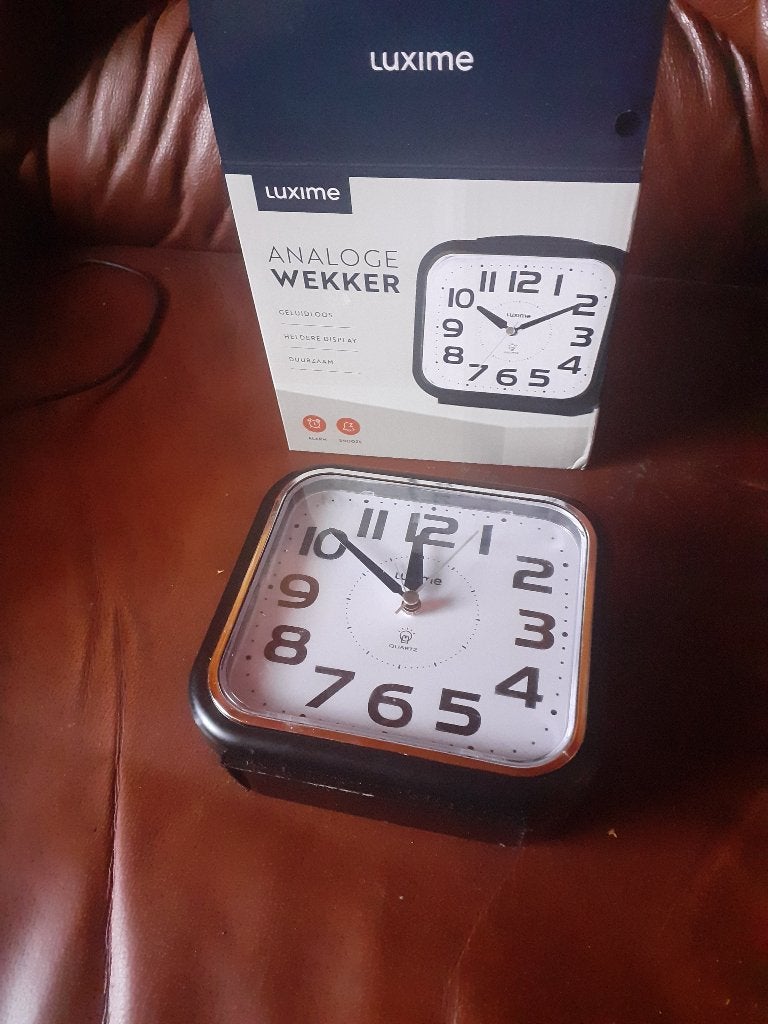Analoge Wekker Luxime, Elektronische apparatuur, Ophalen of Verzenden