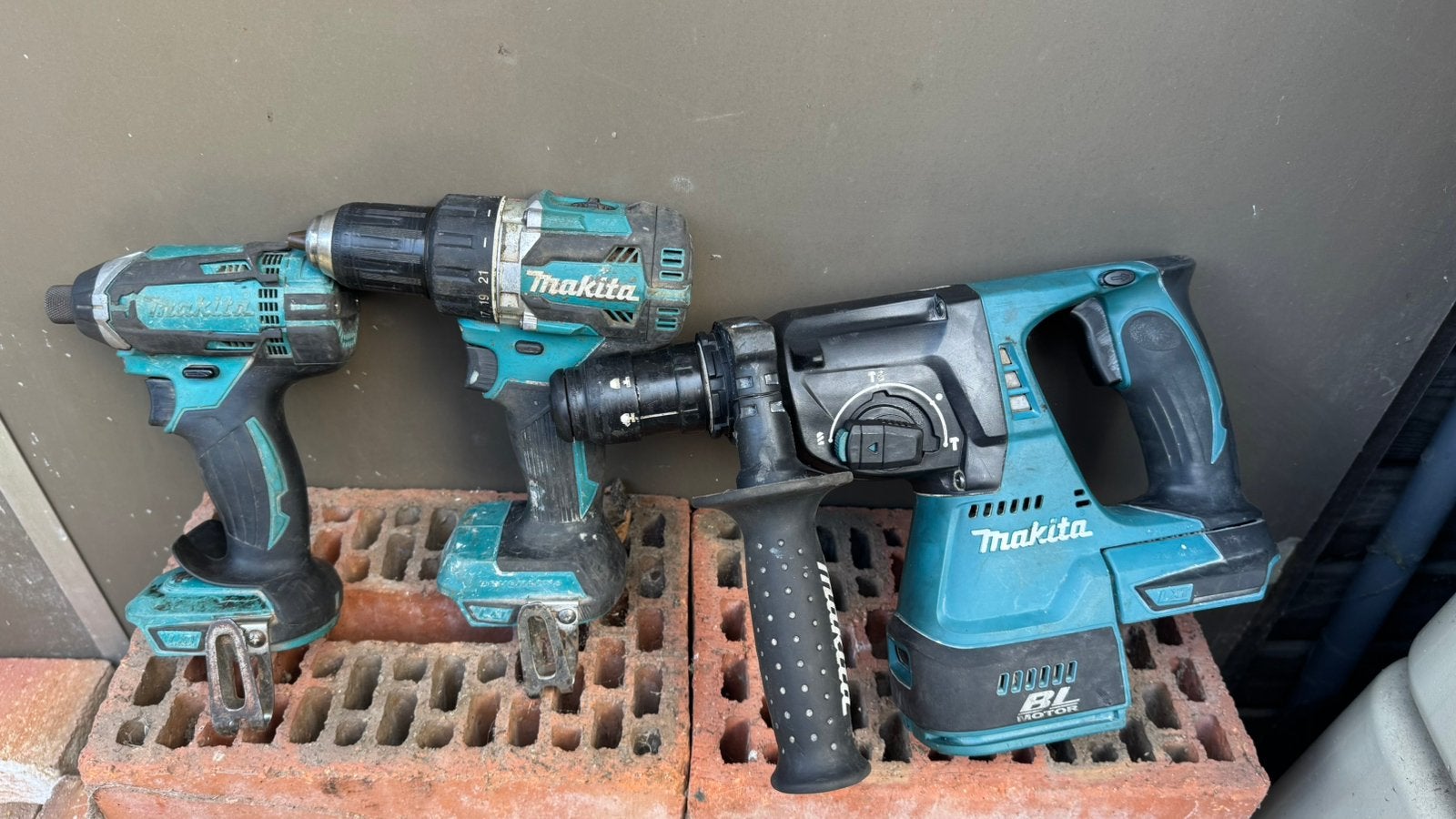 Makita 18v set, Gebruikt, Klopboormechanisme, Minder dan 400 watt, Ophalen
