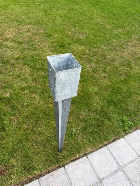 2 paalhouders, Ophalen, Nieuw, Overige typen, Inox