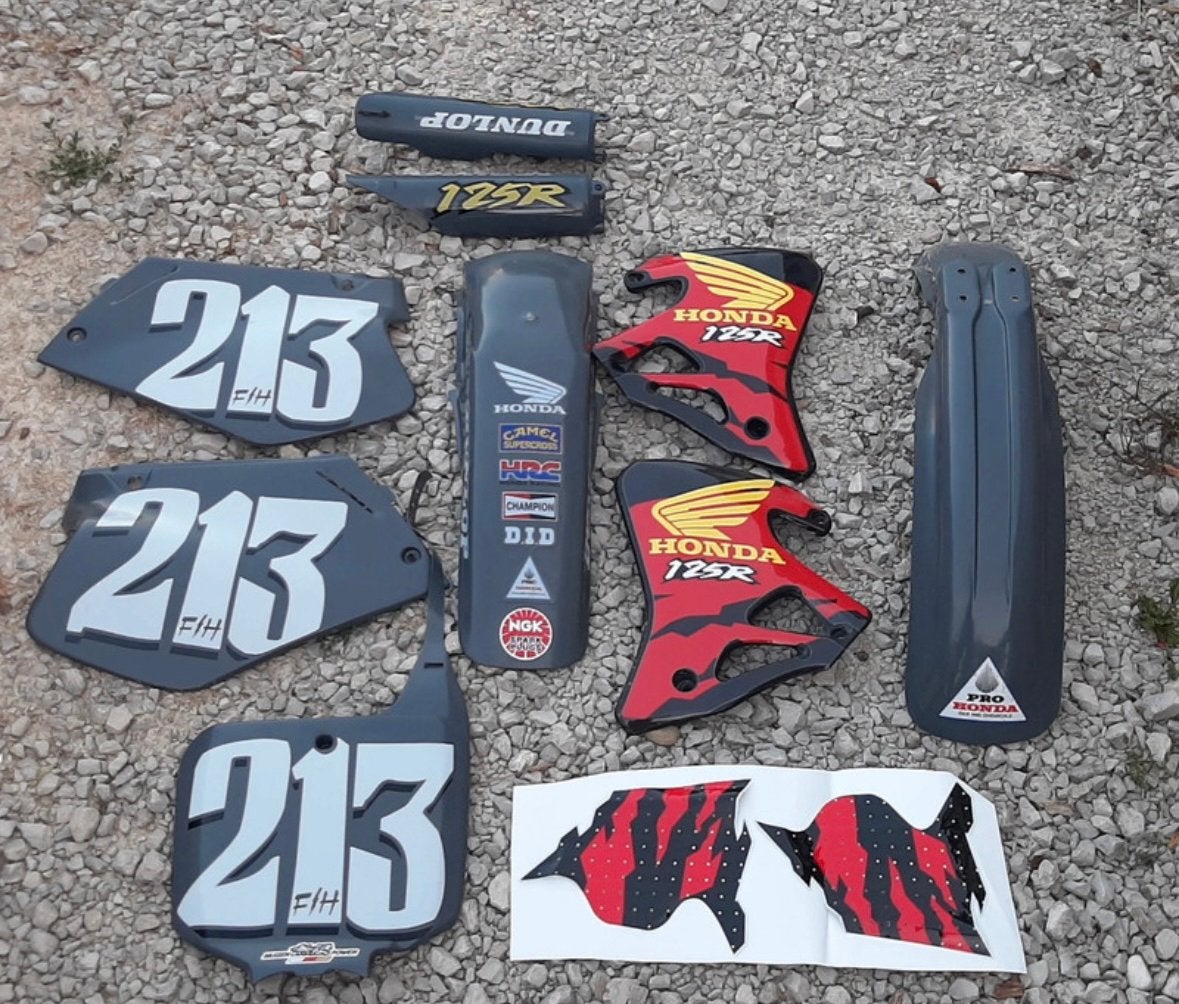 Carénage / kit plastique pour honda 125 cr 1995 - 1997, Enlèvement ou Envoi