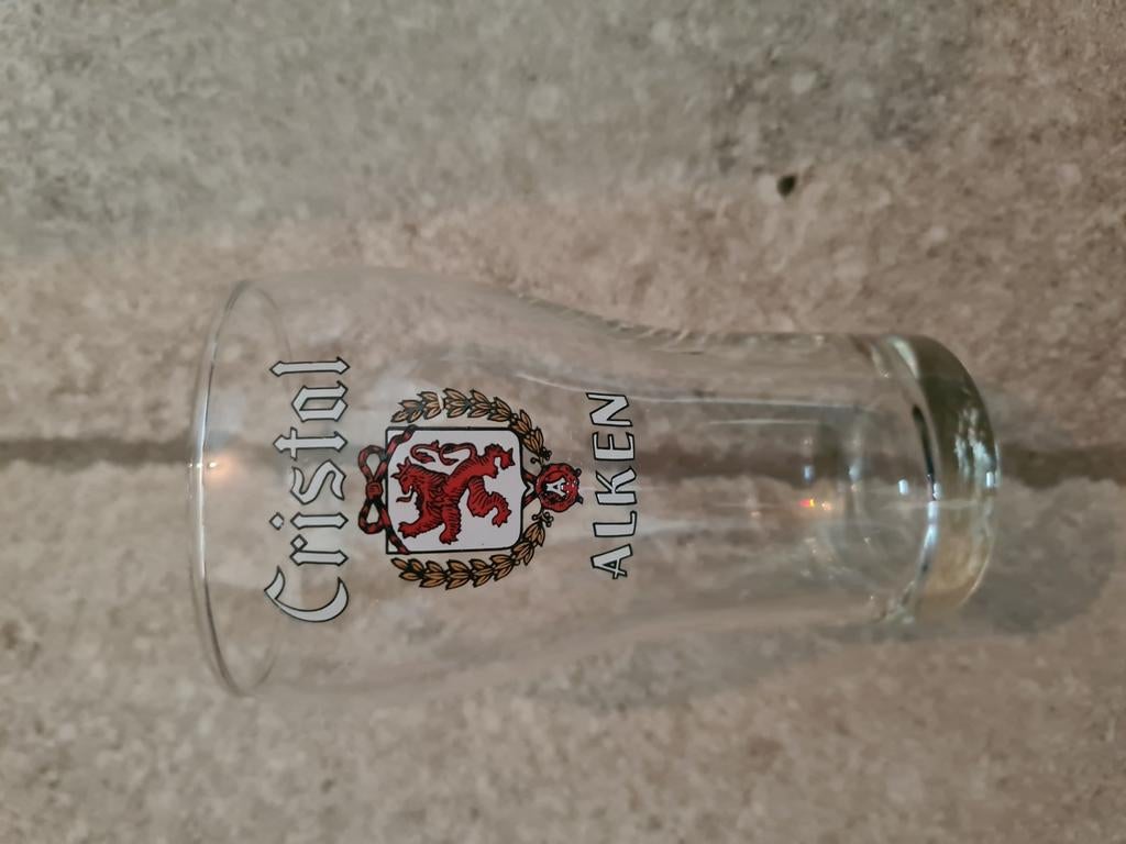 Cristal Alken speciaal glas, Ophalen of Verzenden, Leeuw