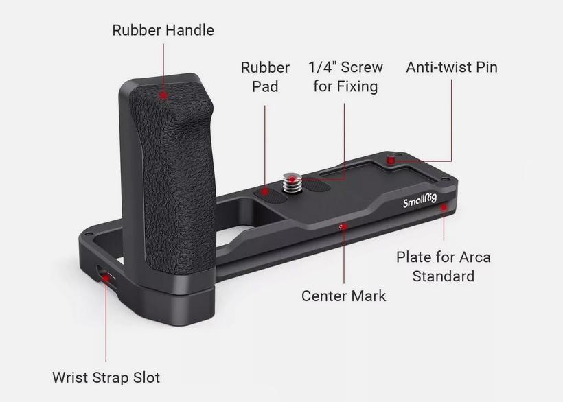 SmallRig Metal Hand Grip for Fujifilm X-T4, Enlèvement ou Envoi, Comme neuf