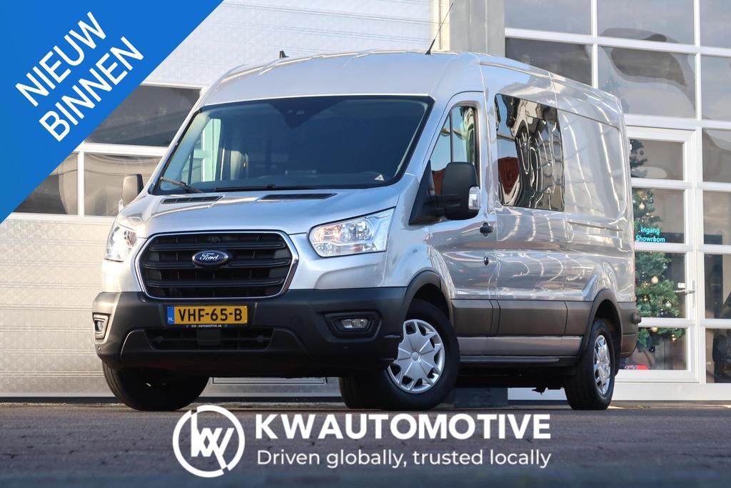Ford Transit 330 2.0 TDCI L3H2 DC, Autos, Camionnettes & Utilitaires, Entreprise, Achat, ABS, Caméra de recul, Régulateur de distance