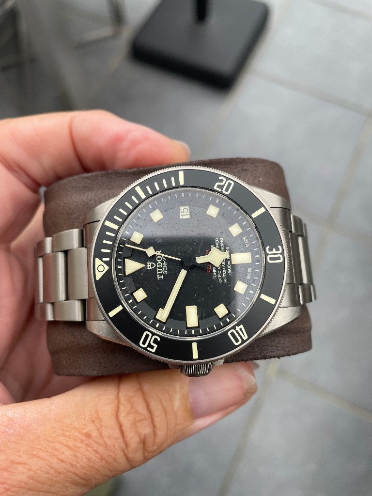 TUDOR PELAGOS LHD 25610TNL, Handtassen en Accessoires, Ophalen, Staal, Polshorloge, Zo goed als nieuw