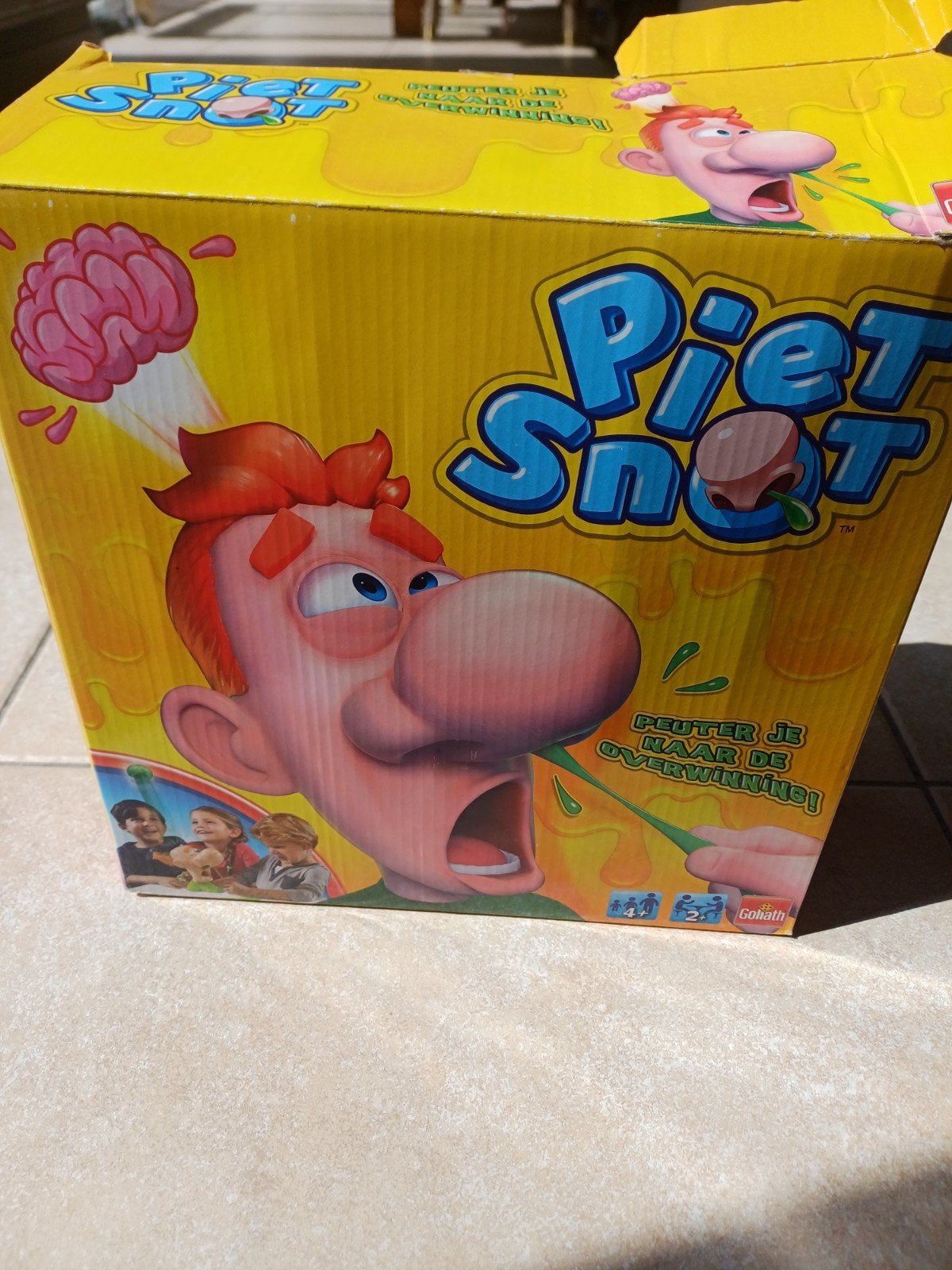 Jeu Piet snot, Ophalen