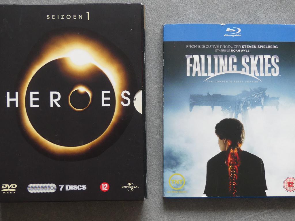 DVD/Blu-ray SF: Heroes, Falling Skies, the 4400, Inception, Cd's en Dvd's, Verzenden, Zo goed als nieuw, Science Fiction, Boxset