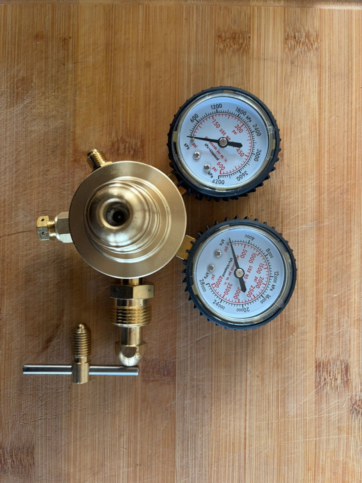 Jectse stikstofregelaar – hoge druk – CVC/druktesten messing, Enlèvement, Neuf