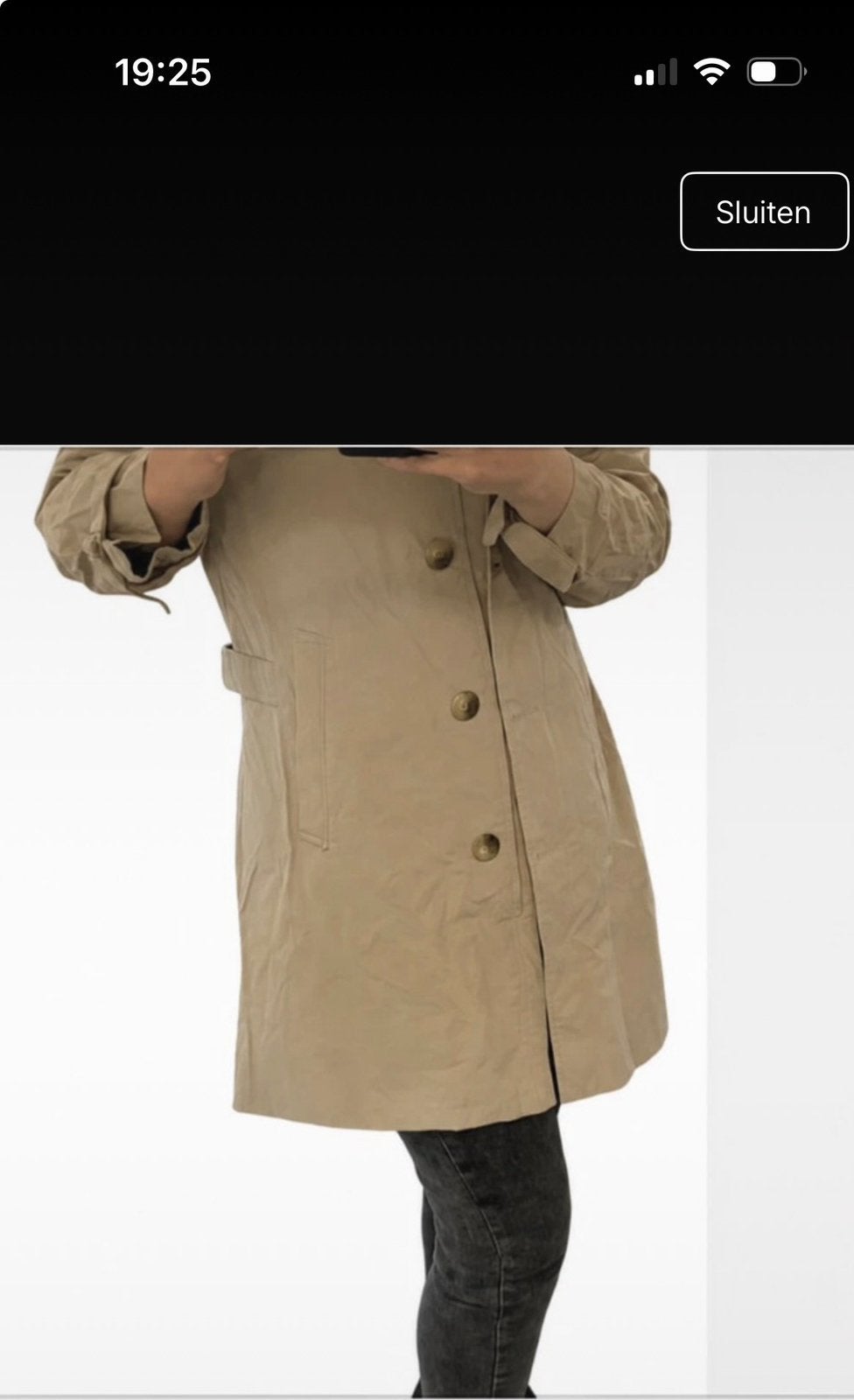 Trenchcoats regenjas river woods, Ophalen, Zo goed als nieuw, Maat 46/48 (XL) of groter