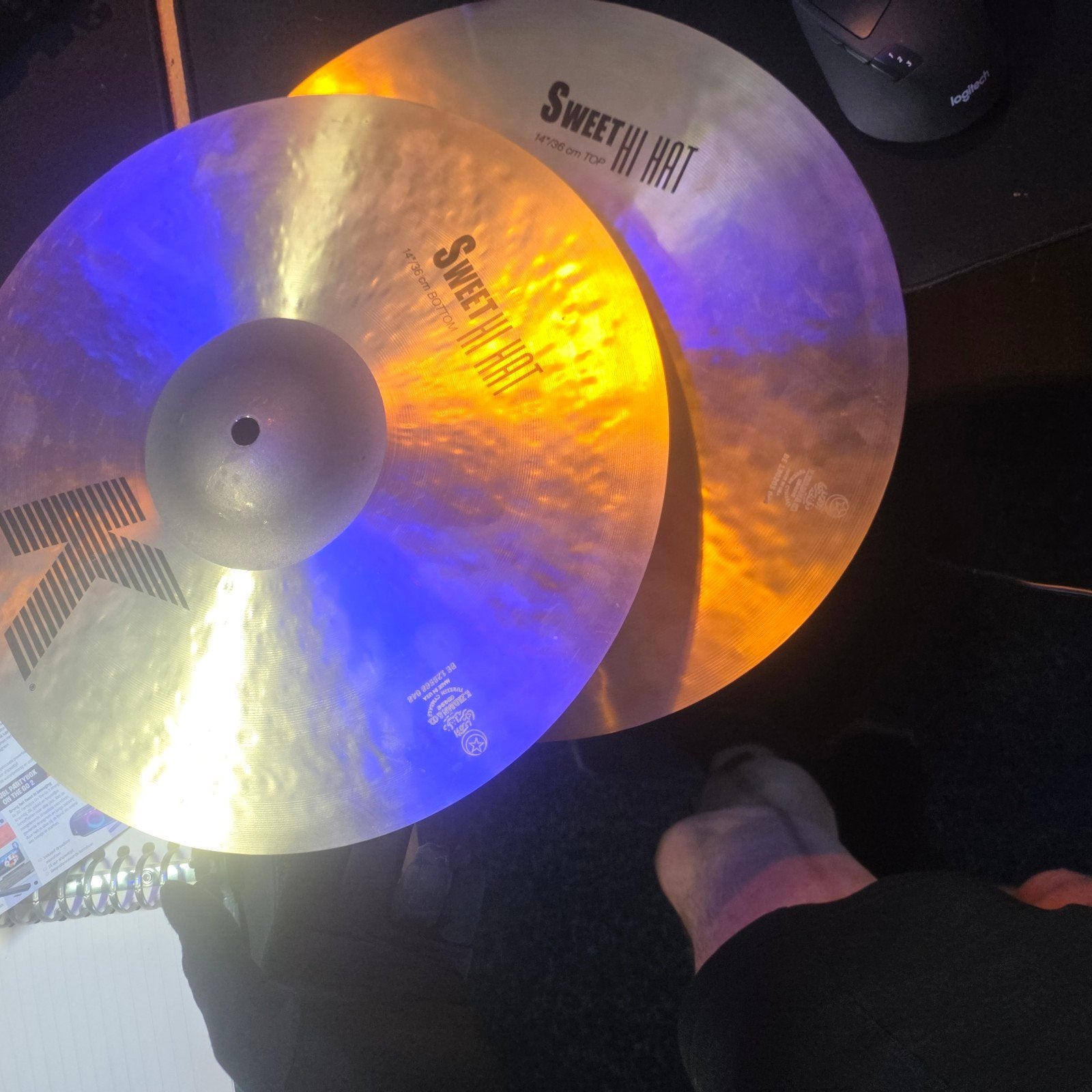 Zildjian K Sweet Hihat 14" (Agan + facture/garantie), Musique & Instruments, Batteries & Percussions, Enlèvement ou Envoi