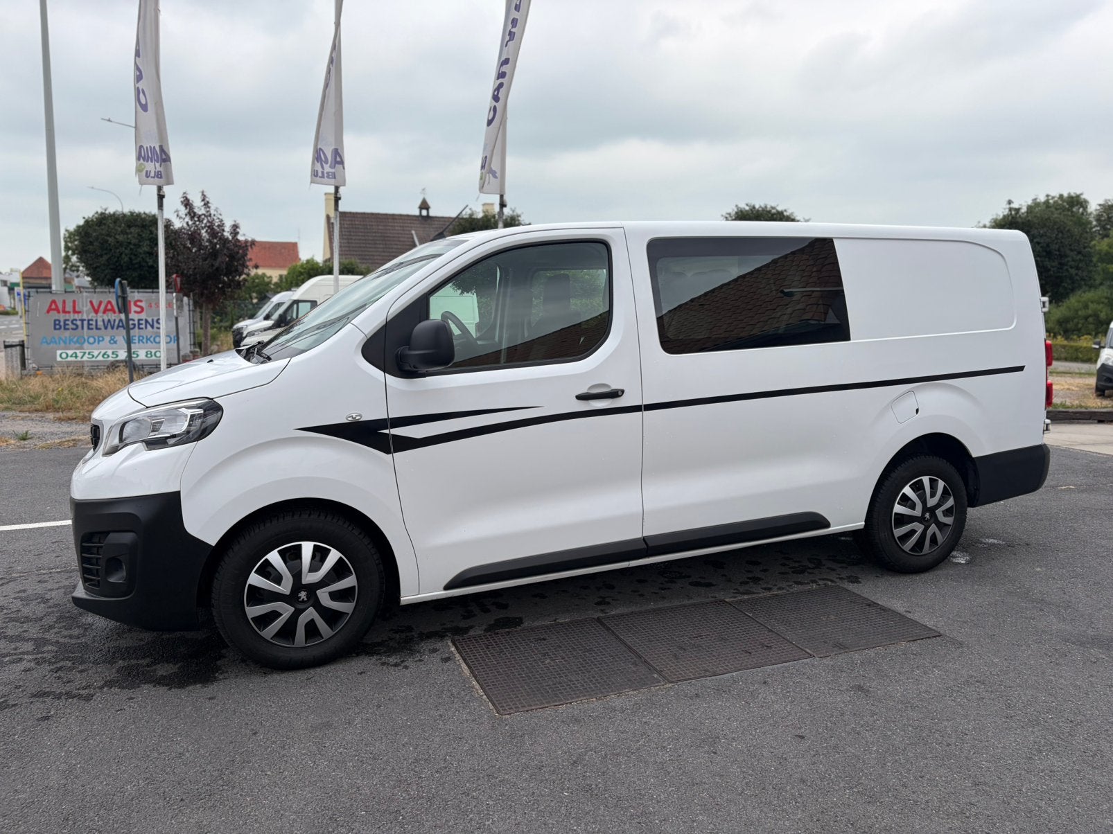 Peugeot Expert DUBBELE CABINE*L3/XL*2.0HDI*1e eigenaar, Voorwielaandrijving, Stof, Euro 6, Wit