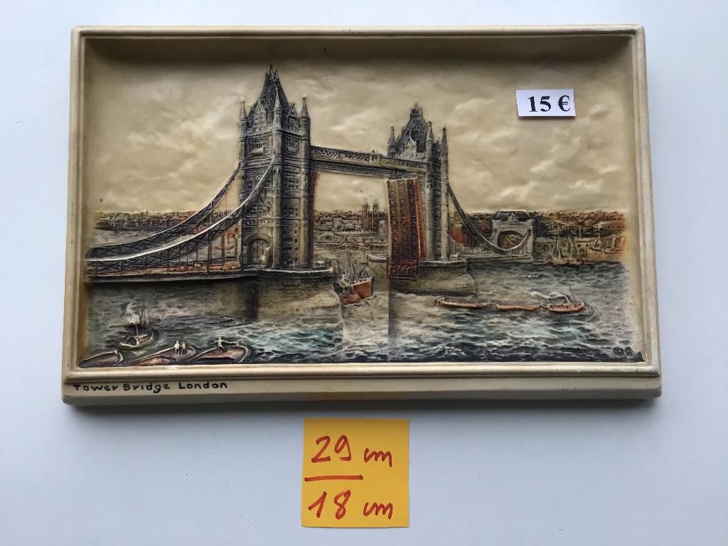 cadre : Tower Bridge London en « Ivorex » pour 15€, Enlèvement ou Envoi