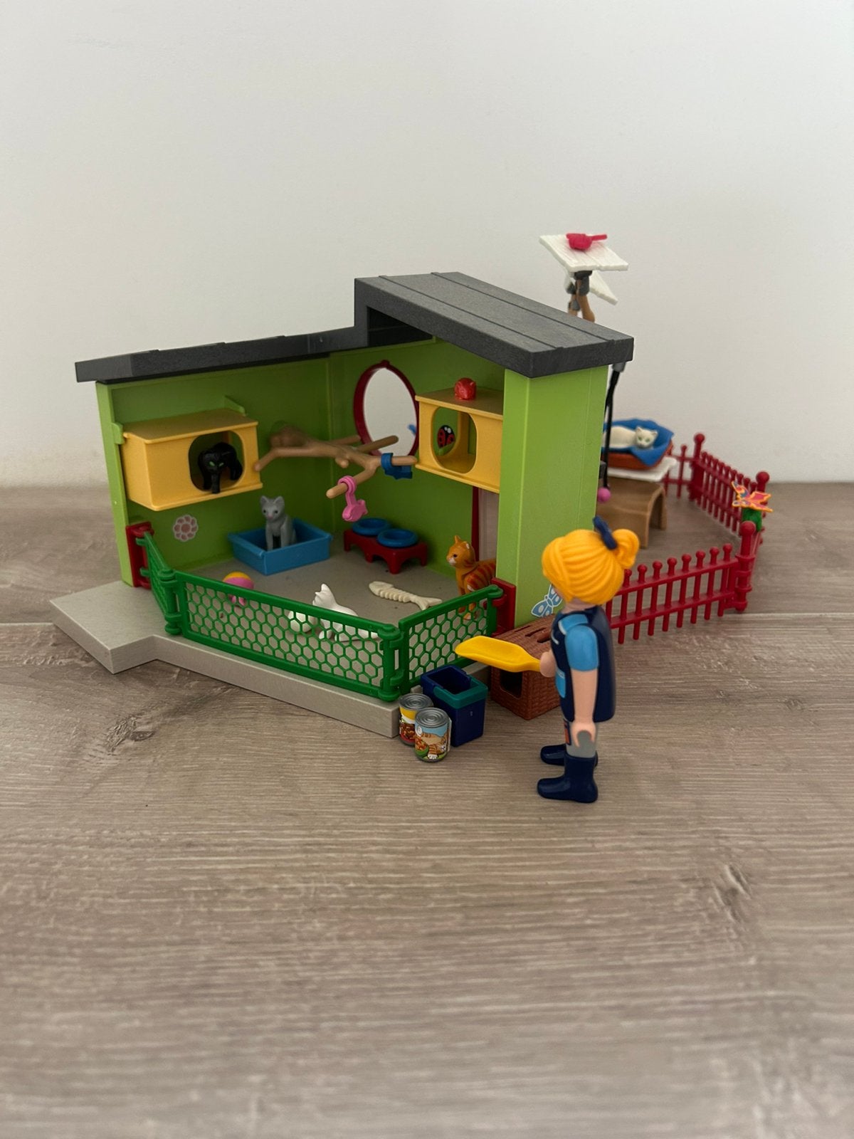 Playmobil kattenverblijf 9276, Gebruikt, Complete set, Ophalen of Verzenden, City life