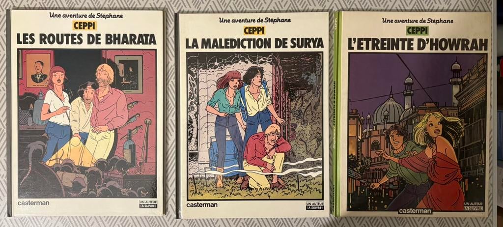 Une aventure de Stéphane – Ceppi – 3 albums, Ophalen of Verzenden, Gelezen