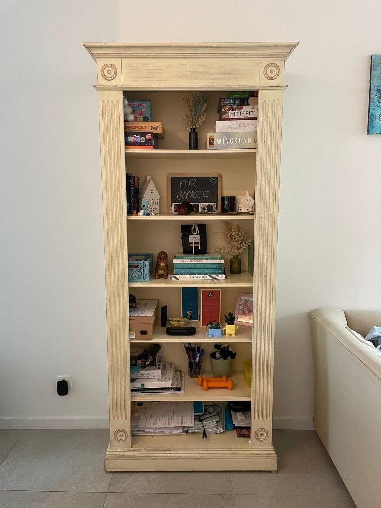 Mooie houten kast, Ophalen, Met plank(en), 50 tot 100 cm, 150 tot 200 cm