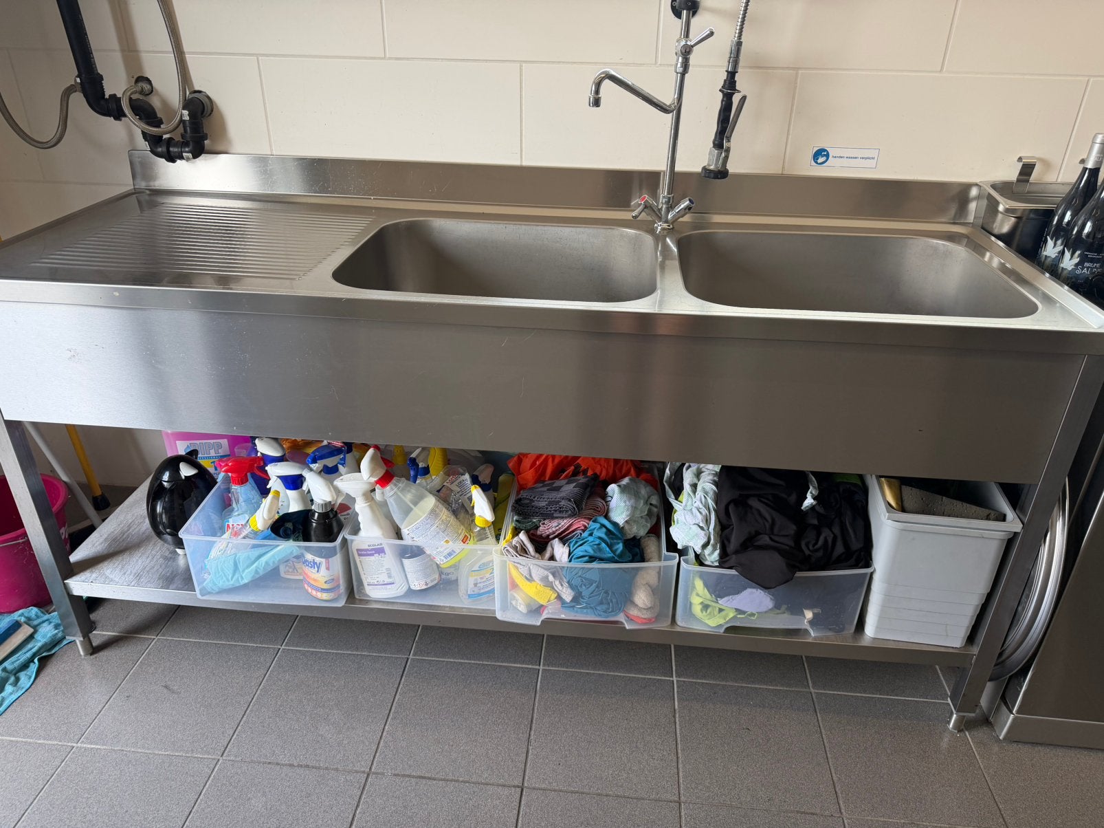 Spoeltafel / afwas, Huis en Inrichting, Overige typen, Ophalen, Zo goed als nieuw