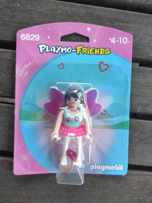 Playmofriends playmobil 6829 fee met vleugels ring nieuw, Ophalen, Complete set, Nieuw, Figuren